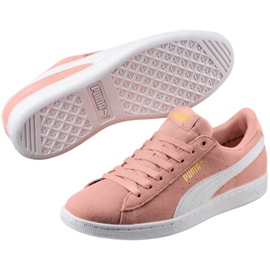 Chaussures Puma Vikky Peach Beige-Puma Blanc W 362624 25 rose 1 Chaussures Puma Vikky Peach Beige-Puma Blanc W 362624 25 rose 1