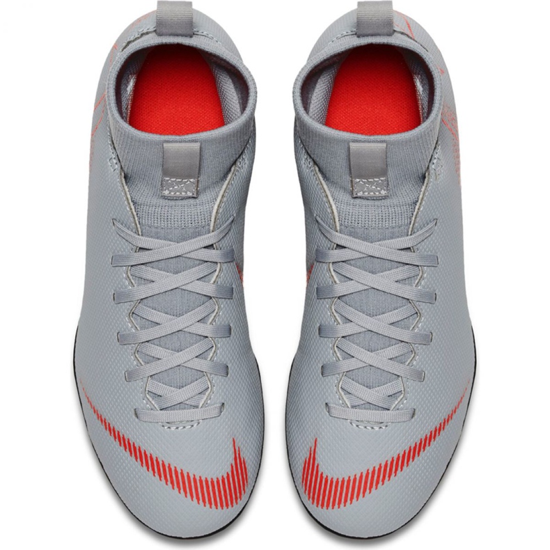 Nike Mercurial Superfly 6 Club Mg Jr AH7339 060 blanc chaussures de football blanche blanche 1