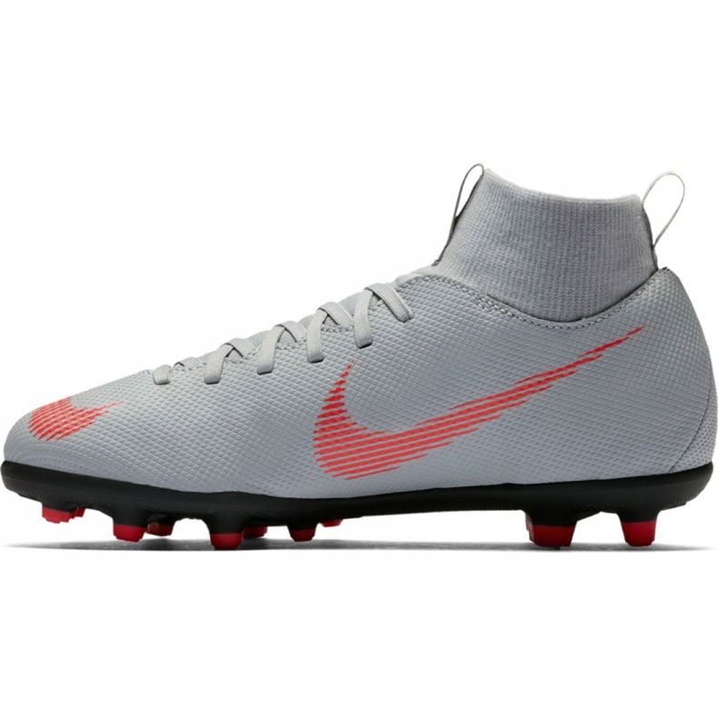 Nike Mercurial Superfly 6 Club Mg Jr AH7339 060 blanc chaussures de football blanche blanche 2