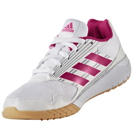 Chaussures Adidas Alta Run Jr BA9427 blanche 2