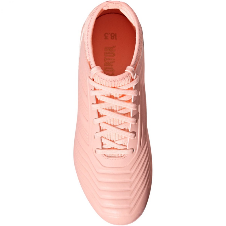 Chaussures de foot Adidas Predator 18.3 Fg Jr DB2317 rose rose 2