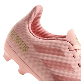 Chaussures de foot Adidas Predator 18.4 FxG Jr DB2322 multicolore rose 4