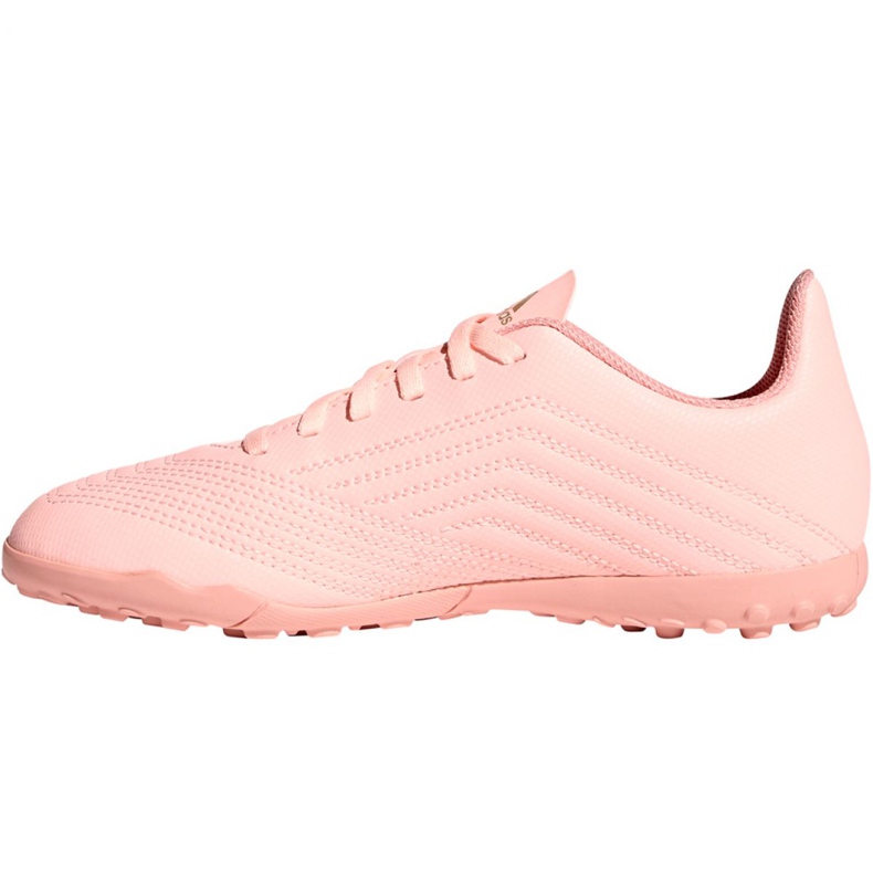 Chaussures de foot Adidas Predator Tango 18.4 Tf Jr DB2339 rose rose 1