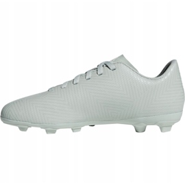 Les chaussures de football adidas Nemeziz 18.4 FxG Jr DB2356 multicolore blanc 2