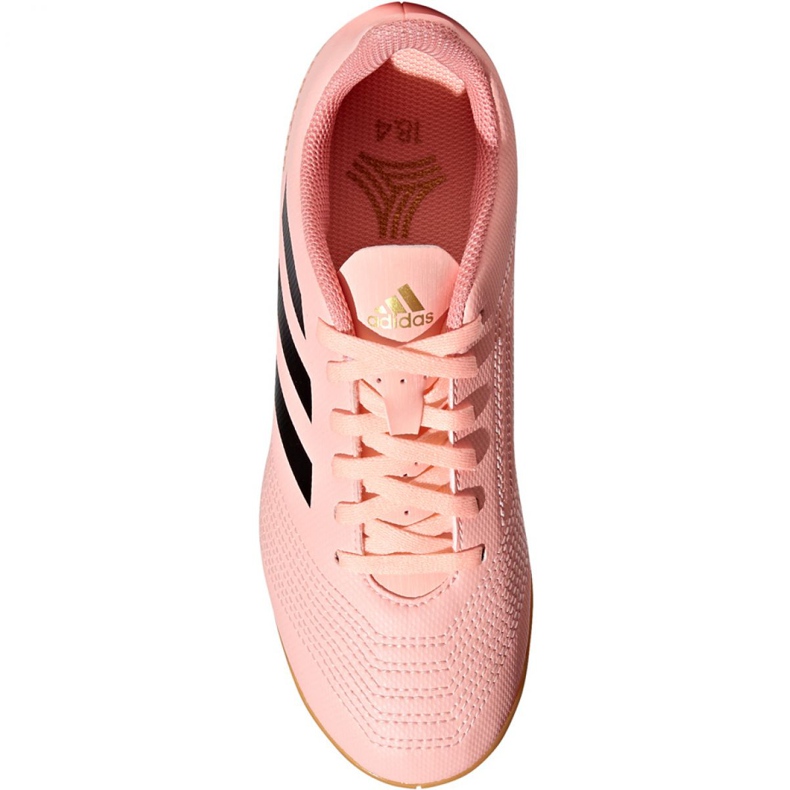 Chaussures indoor adidas Predator Tango 18.4 In Jr DB2337 multicolore rose 2