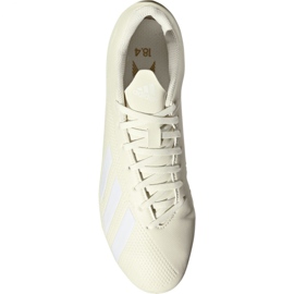 Chaussures de foot Adidas X 18.4 Fg M DB2187 beige blanche 2