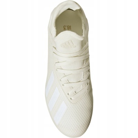 Chaussures de foot Adidas X 18.3 Fg Jr DB2417 multicolore blanc 2
