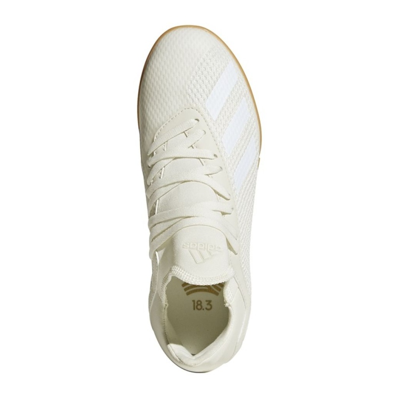 Chaussures de foot Adidas X Tango 18.3 In Jr DB2427 blanche blanche 1