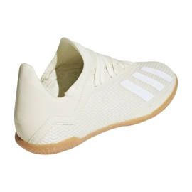 Chaussures de foot Adidas X Tango 18.3 In Jr DB2427 blanche blanche 2