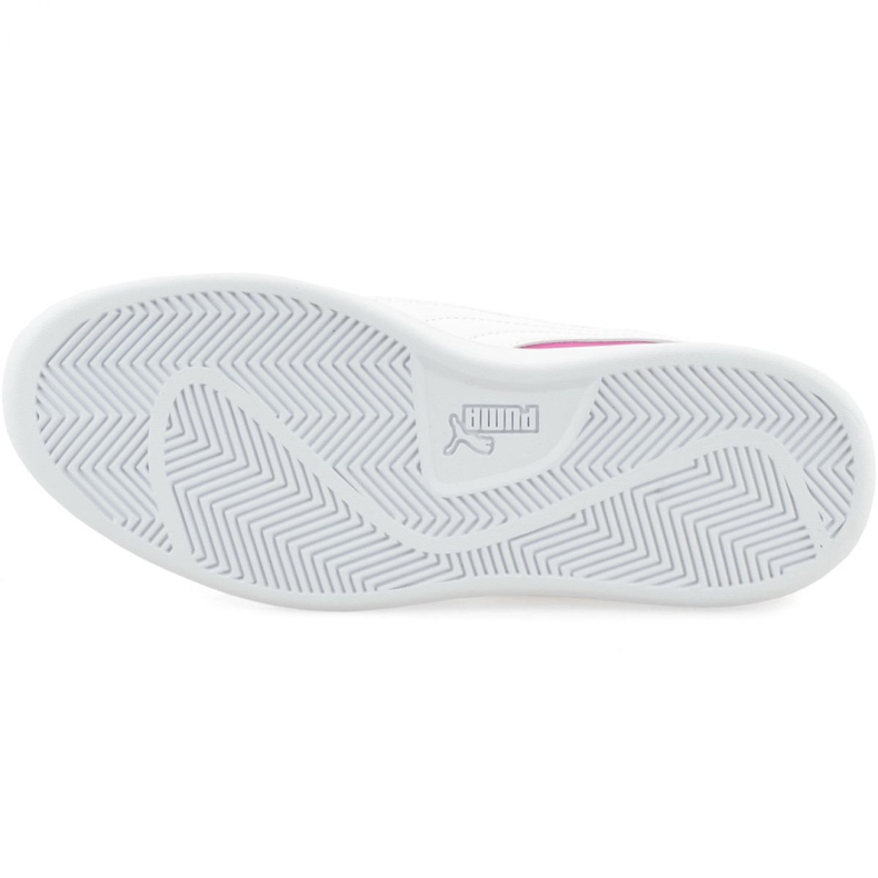 Puma Smash v2 Buck Jr 365182 06 blanc rose 2