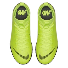 Nike Mercurial SuperflyX 6 Academy Gs Tf Jr AH7344-701 chaussures de football jaune jaune 1