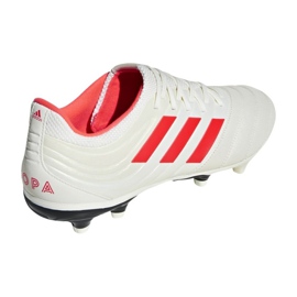 Chaussures de foot Adidas Copa 19.3 Fg M BB9187 blanche blanche 1