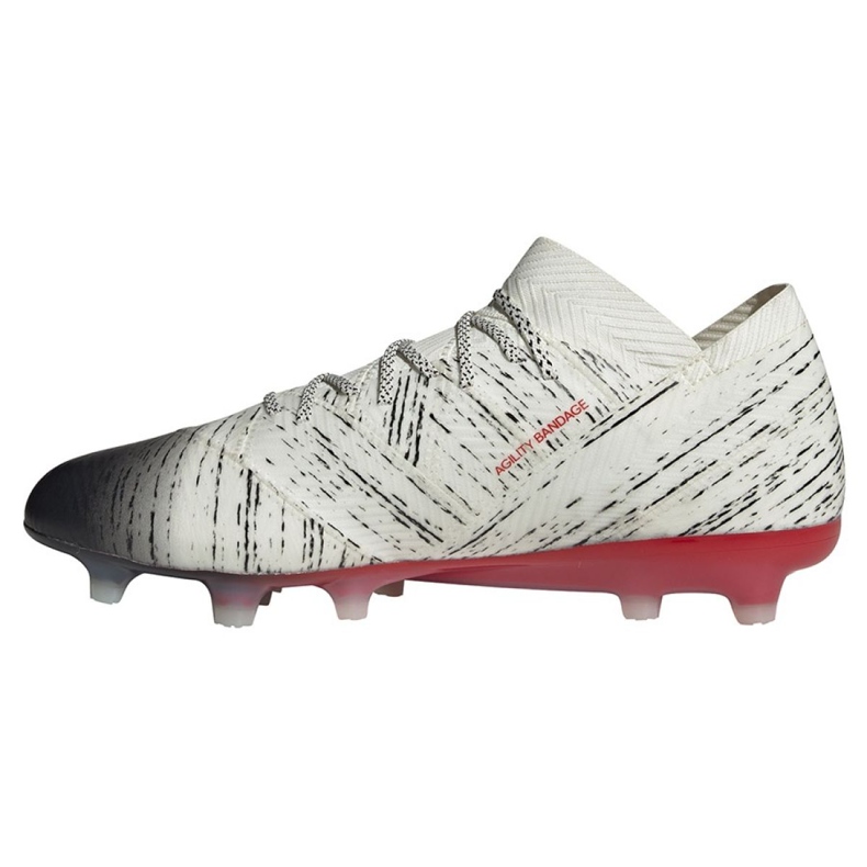 Chaussures de football Adidas Nemeziz 18.1 Fg M BB9425 blanc blanc 1