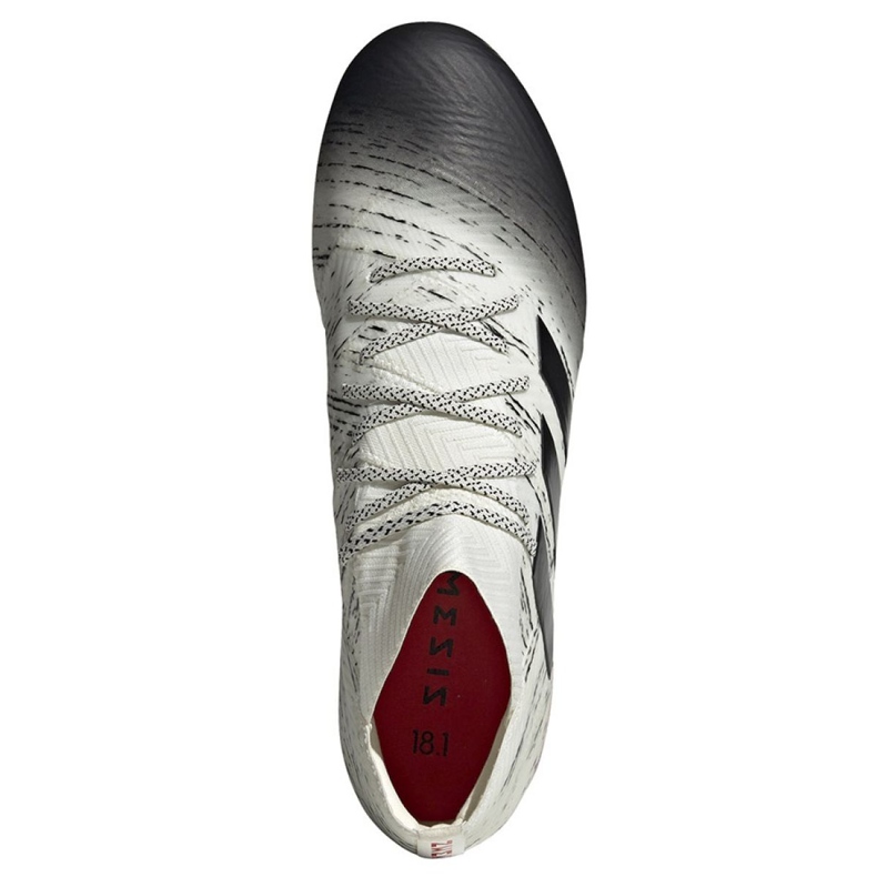 Chaussures de football Adidas Nemeziz 18.1 Fg M BB9425 blanc blanc 2