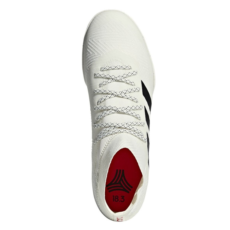 Chaussures d'intérieur adidas Nemeziz 18.3 In M D97989 blanc blanc 2