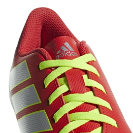Chaussures de football Adidas Nemeziz Messi 18.4 FxG Jr CM8630 rouge multicolore 2