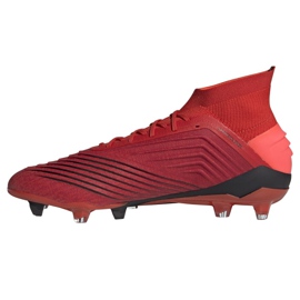 Chaussures de foot Adidas Predator 19.1 Fg M BC0552 multicolore rouge 1