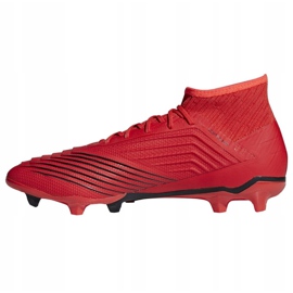 Chaussures de foot Adidas Predator 19.2 Fg M D97940 multicolore rouge 1 Chaussures de foot Adidas Predator 19.2 Fg M D97940 multicolore rouge 1