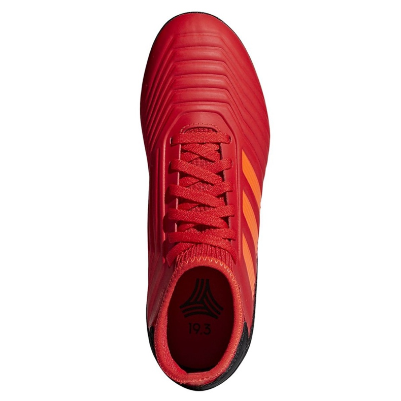 Chaussures de foot Adidas Predator 19.3 Tf Jr CM8547 rouge rouge 2 Chaussures de foot Adidas Predator 19.3 Tf Jr CM8547 rouge rouge 2