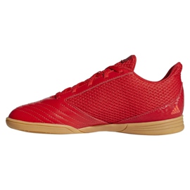 Chaussures indoor adidas Predator 19.4 In Sala Jr CM8552 multicolore rouge 1