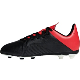 Chaussures de foot Adidas X 18.4 FxG Jr BB9378 noir noir 2