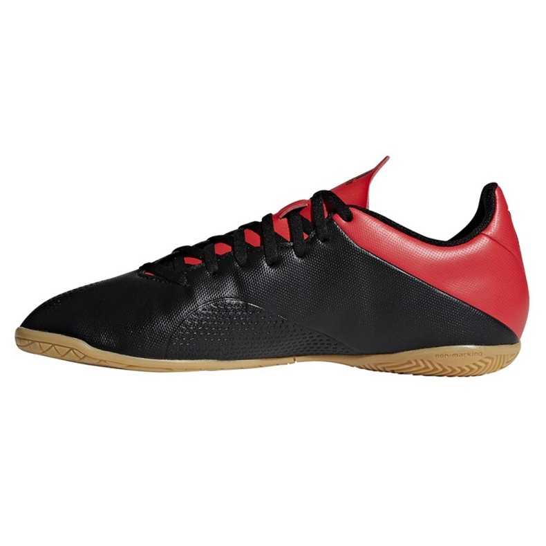 Chaussures d'intérieur adidas X 18.4 In M BB9405 noir noir 1