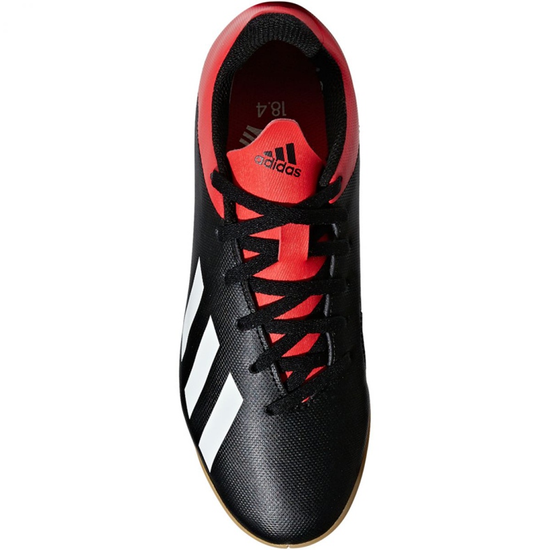 Chaussures d'intérieur adidas X 18.4 In Jr B9409 noir noir 1