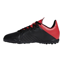 Chaussures de foot Adidas X 18.4 Tf Jr BB9416 noir noir 1