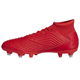Chaussures de foot Adidas Predator 19.3 Sg M D97958 rouge rouge 1