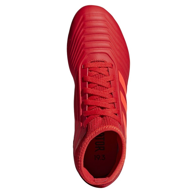 Chaussures de foot Adidas Predator 19.3 Jr D98005 rouge rouge 2 Chaussures de foot Adidas Predator 19.3 Jr D98005 rouge rouge 2