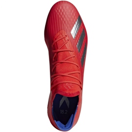 Chaussures de foot Adidas X 18.2 Fg M BB9363 rouge rouge 1