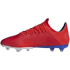 Chaussures de foot Adidas X 18.2 Fg M BB9363 rouge rouge 2