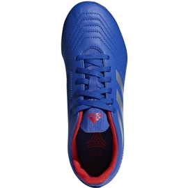 Chaussures de foot Adidas Predator 19.4 Tf Jr CM8556 multicolore bleu 2