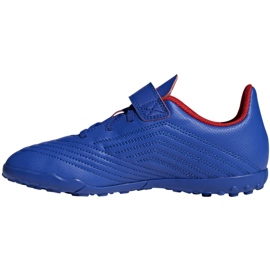 Chaussures de foot Adidas Predator 19.4 Tf Jr CM8559 bleu bleu 1 Chaussures de foot Adidas Predator 19.4 Tf Jr CM8559 bleu bleu 1