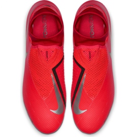 Nike Phantom Vsn Pro Df Fg M AO3266-600 chaussures de football multicolore rouge 1