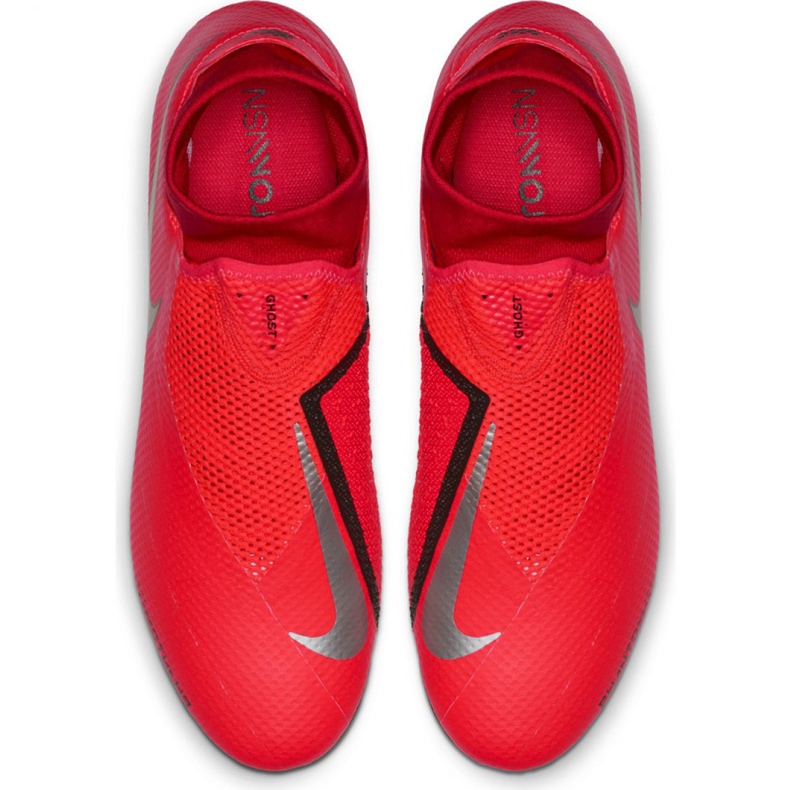 Nike Phantom Vsn Pro Df Fg M AO3266-600 chaussures de football multicolore rouge 1