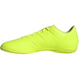 Chaussures d'intérieur adidas Nemeziz 18.4 In M BB9469 jaune jaune 2