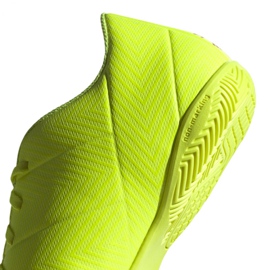 Chaussures d'intérieur adidas Nemeziz 18.4 In M BB9469 jaune jaune 4