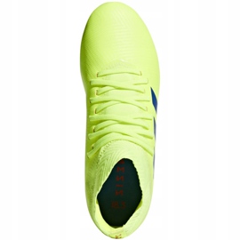 Les chaussures de football adidas Nemeziz 18.3 Fg Jr CM8505 jaune jaune 1