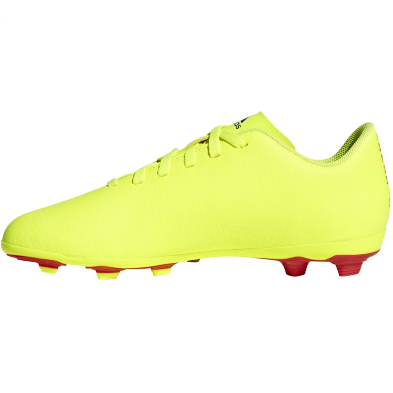 Chaussures de foot Adidas Nemeziz 18.4 FxG Jr CM8509 multicolore jaune 2