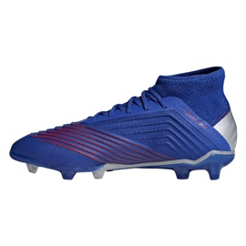 Chaussures de foot Adidas Predator 19.1 Fg Jr CM8530 bleu bleu 1