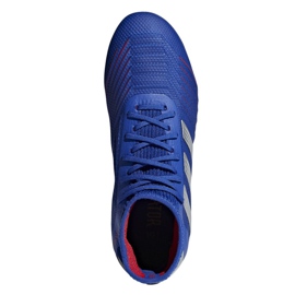 Chaussures de foot Adidas Predator 19.1 Fg Jr CM8530 bleu bleu 2