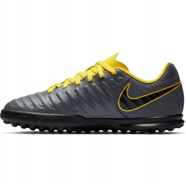Chaussures de football Nike Tiempo Legend 7 Club Tf Jr AH7261-070 noir gris 1