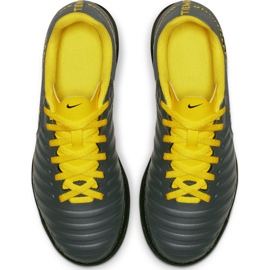 Chaussures de football Nike Tiempo Legend 7 Club Tf Jr AH7261-070 le noir gris 2