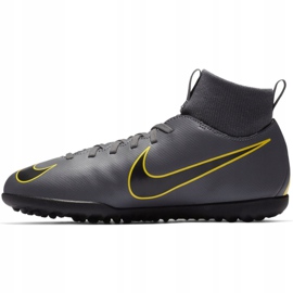 Chaussures de football Nike Mercurial Superfly X 6 Club Tf Jr AH7345-070 noir gris 1