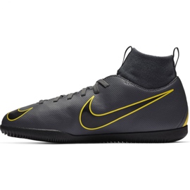 Chaussures d'intérieur Nike Mercurial Superfly X 6 Club Ic Jr AH7346-070 noir gris 1