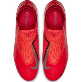 Chaussures de football Nike Phantom Vsn Academy Df FG / MG M AO3258-600 rouge rouge 1
