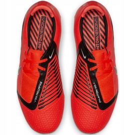 Chaussures de football Nike Phantom Venom Elite Fg Jr AO0401-600 multicolore rouge 2