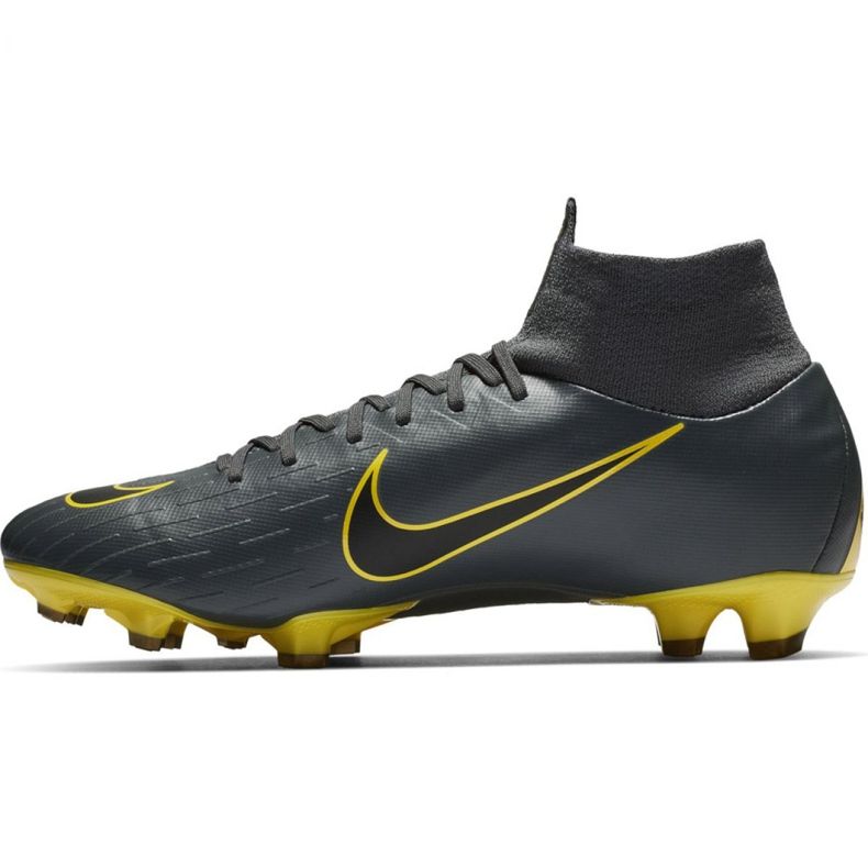Chaussures de football Nike Mercurial Superfly 6 Pro Fg M AH7368-070 le noir gris 1