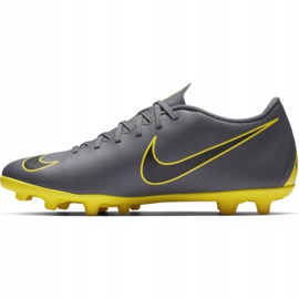 Chaussures de football Nike Mercurial Vapor 12 Club Mg M AH7378-070 noir noir 1